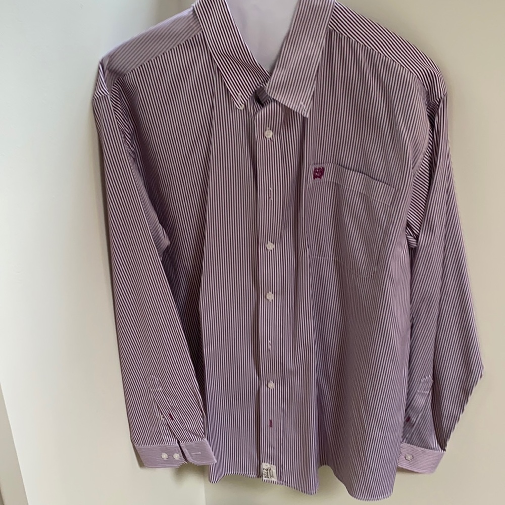 Cinch long sleeve button down